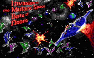 Invasion of the Mutant Space Bats of Doom per PC MS-DOS
