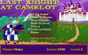 Last Knight in Camelot per PC MS-DOS