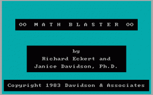 Math Blaster per PC MS-DOS