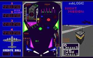 Night Mission Pinball v3.0 per PC MS-DOS