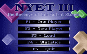 Nyet 3: The Revenge of the Mutant Stones per PC MS-DOS