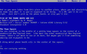Pick up the Phone Booth and Die per PC MS-DOS