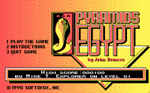 Pyramids of Egypt per PC MS-DOS