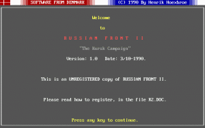 Russian Front II: The Kursk Campaign per PC MS-DOS