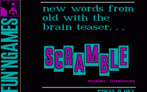 Scramble per PC MS-DOS