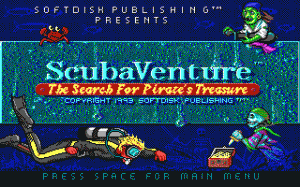 ScubaVenture The Search For Pirate's Treasure per PC MS-DOS