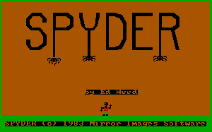 Spyder per PC MS-DOS