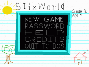 StixWorld per PC MS-DOS