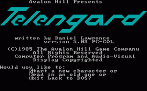 Telengard per PC MS-DOS
