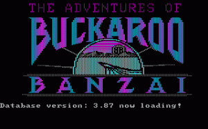 The Adventures of Buckaroo Banzai Across the Eighth Dimension per PC MS-DOS