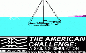 The American Challenge: A Sailing Simulation per PC MS-DOS