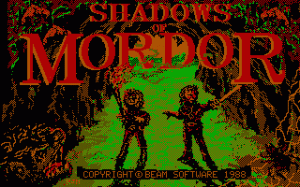 The Shadows of Mordor per PC MS-DOS