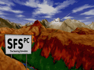The Soaring Simulator per PC MS-DOS