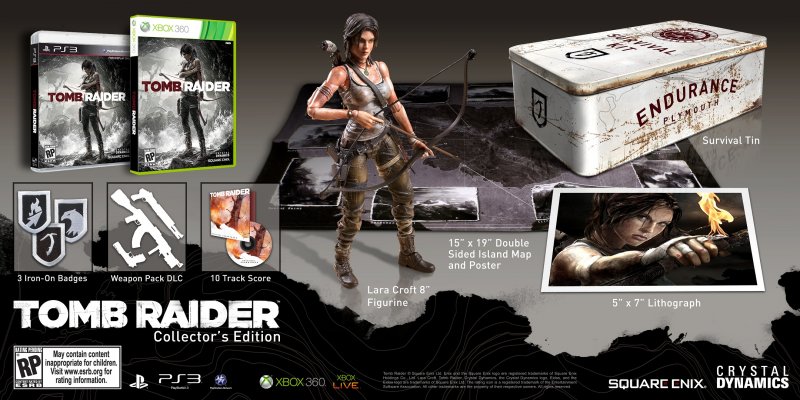 Tomb Raider: ecco l'immagine della Collector's Edition Tomb Raider: ecco l'immagine della Collector's Edition