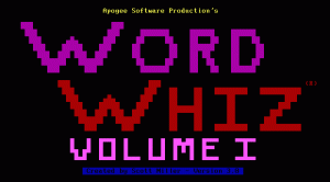 Word Whiz per PC MS-DOS