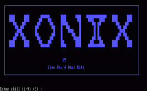 Xonix per PC MS-DOS