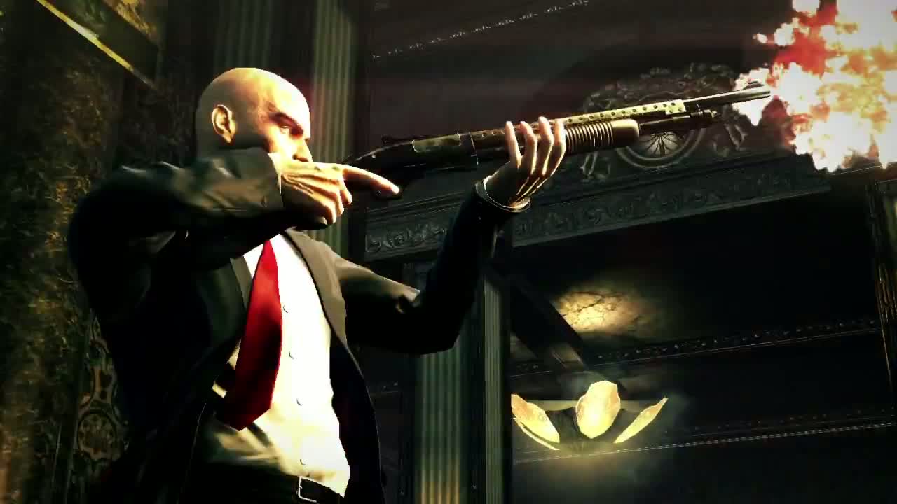 Hitman in azione con un fucile