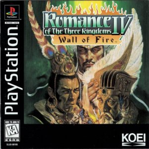 Romance of the Three Kingdoms IV: Wall of Fire per PlayStation