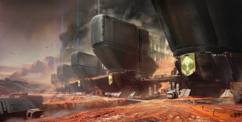 Marte è stato colonizzato durante l'Età dell'Oro, solo un ricordo nell'universo di Destiny Marte è stato colonizzato durante l'Età dell'Oro, solo un ricordo nell'universo di Destiny