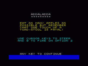 Addaladda per Sinclair ZX Spectrum