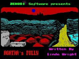Agatha's Folly per Sinclair ZX Spectrum