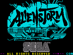 Alien Storm per Sinclair ZX Spectrum