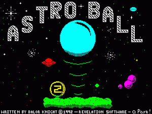Astroball per Sinclair ZX Spectrum