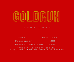 Blockbusters: Gold Run per Sinclair ZX Spectrum