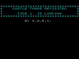 Castle Thade Revisited per Sinclair ZX Spectrum
