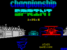 Championship Sprint per Sinclair ZX Spectrum