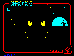 Chronos: A Tapestry of Time per Sinclair ZX Spectrum