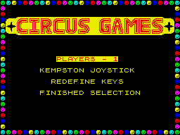 Circus Games per Sinclair ZX Spectrum