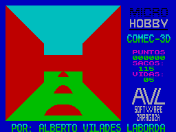 Comecocos 3D per Sinclair ZX Spectrum