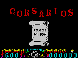 Corsarios per Sinclair ZX Spectrum