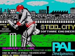 Cricket Captain per Sinclair ZX Spectrum
