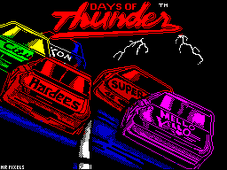 Days of Thunder per Sinclair ZX Spectrum
