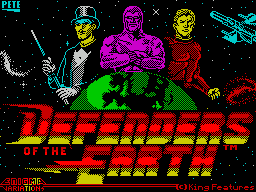 Defenders of the Earth per Sinclair ZX Spectrum