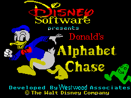 Donald's Alphabet Chase per Sinclair ZX Spectrum