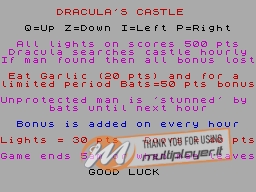 Dracula's Castle per Sinclair ZX Spectrum