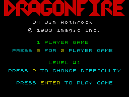 Dragonfire per Sinclair ZX Spectrum