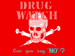 Drug Watch per Sinclair ZX Spectrum