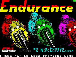 Endurance per Sinclair ZX Spectrum