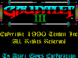 Gauntlet III per Sinclair ZX Spectrum