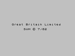 Great Britain Limited per Sinclair ZX Spectrum