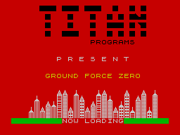 Ground Force Zero per Sinclair ZX Spectrum