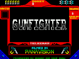 Gunfighter per Sinclair ZX Spectrum