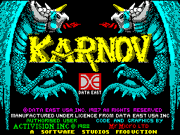 Karnov per Sinclair ZX Spectrum