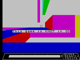 Knot in 3D per Sinclair ZX Spectrum