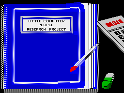 Little Computer People per Sinclair ZX Spectrum