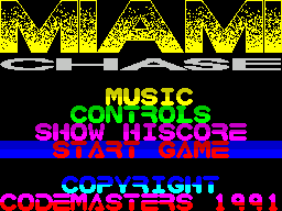 Miami Chase per Sinclair ZX Spectrum
